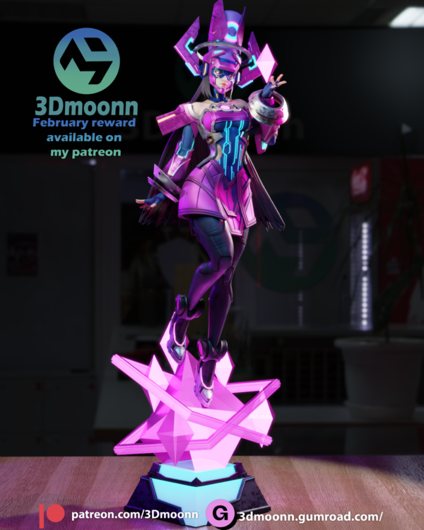 Galacta Medium Tier Marvel 1/8 & 1/6 resin figure - 3D Figure Atelier