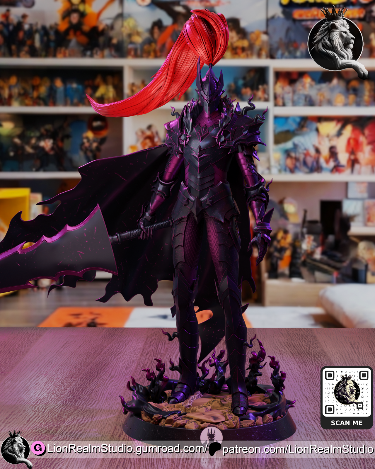 Igris Solo Leveling 1/8 & 1/6 resin figure - 3D Figure Atelier