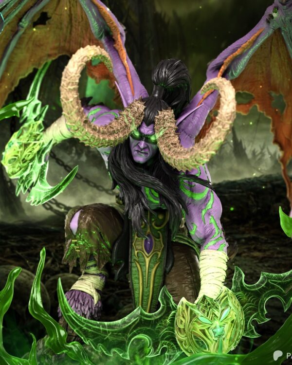 Illidan World of Warcraft 1/8 & 1/6 resin figure - 3D Figure Atelier