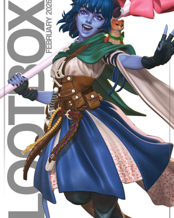 Jester Lavorre Critical Role 1/8 & 1/6 resin figure - 3D Figure Atelier