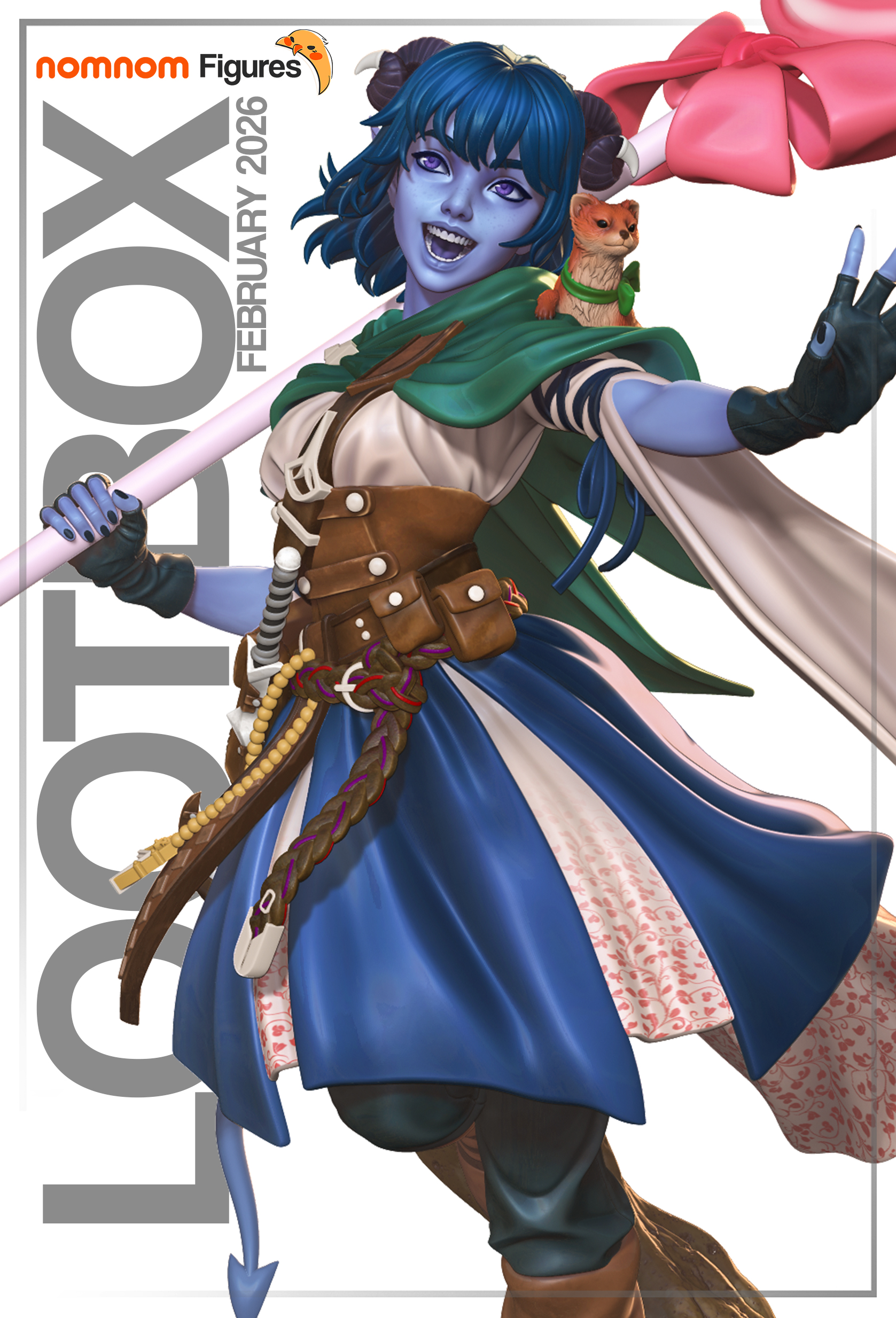 Jester Lavorre Critical Role 1/8 & 1/6 resin figure - 3D Figure Atelier