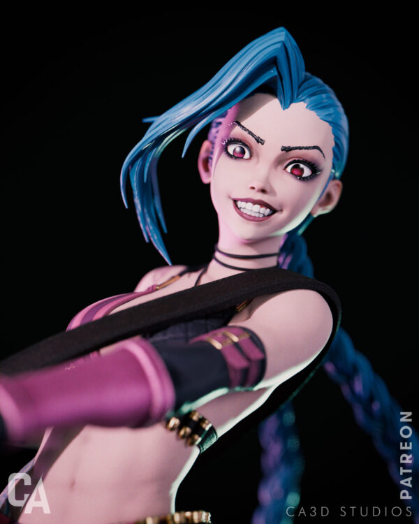 Jinx League of Legends / Arcane 1/8 & 1/6 resin figure - 3D Figure Atelier