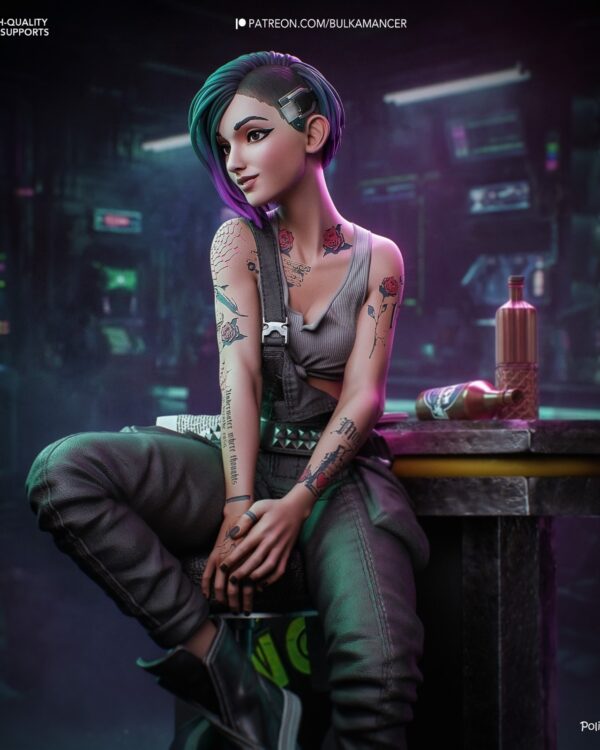 Judy Alvarez, Cyberpunk 2077 Cyberpunk 2077 resin figure
