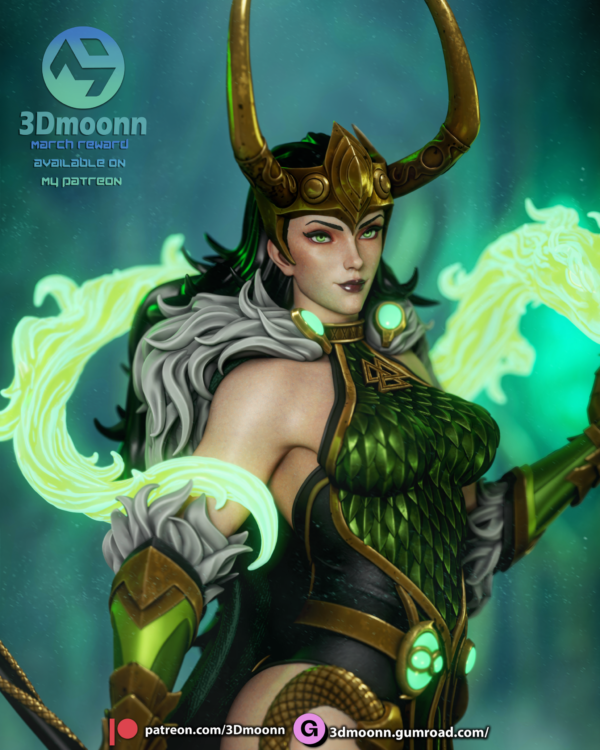 Lady Loki Marvel 1/8 & 1/6 resin figure - 3D Figure Atelier