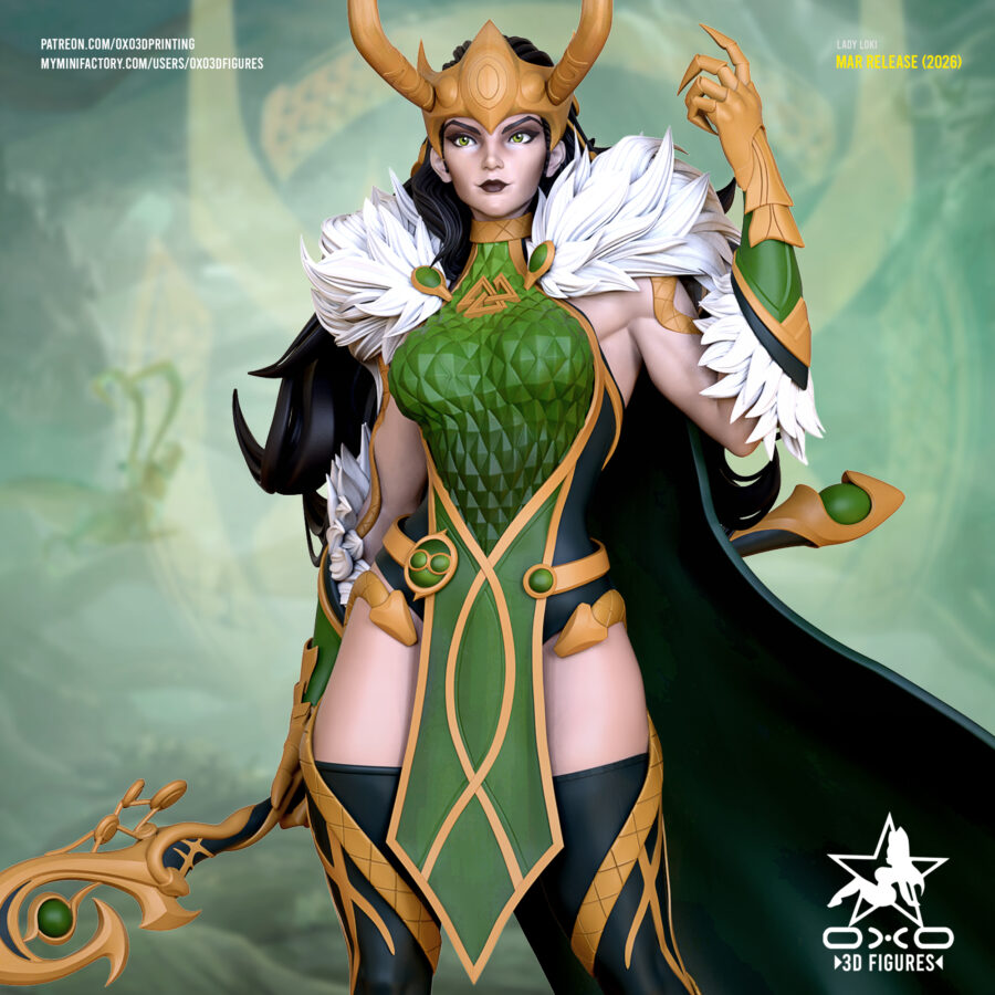 Lady Loki Marvel 1/8 & 1/6 resin figure - 3D Figure Atelier