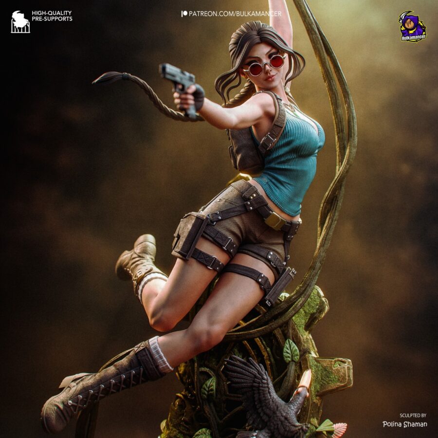 Lara Croft Tomb Raider 1/8 & 1/6 resin figure - 3D Figure Atelier