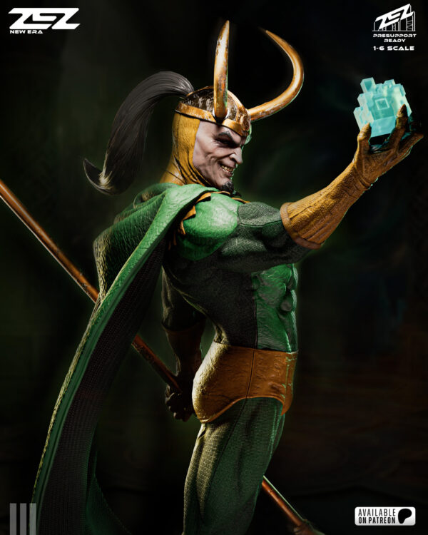 Loki Marvel 1/8 & 1/6 resin figure - 3D Figure Atelier