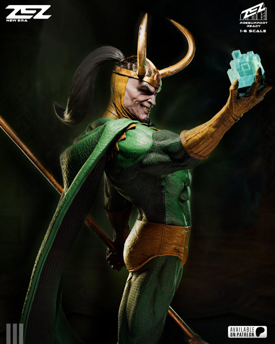 Loki Marvel 1/8 & 1/6 resin figure - 3D Figure Atelier