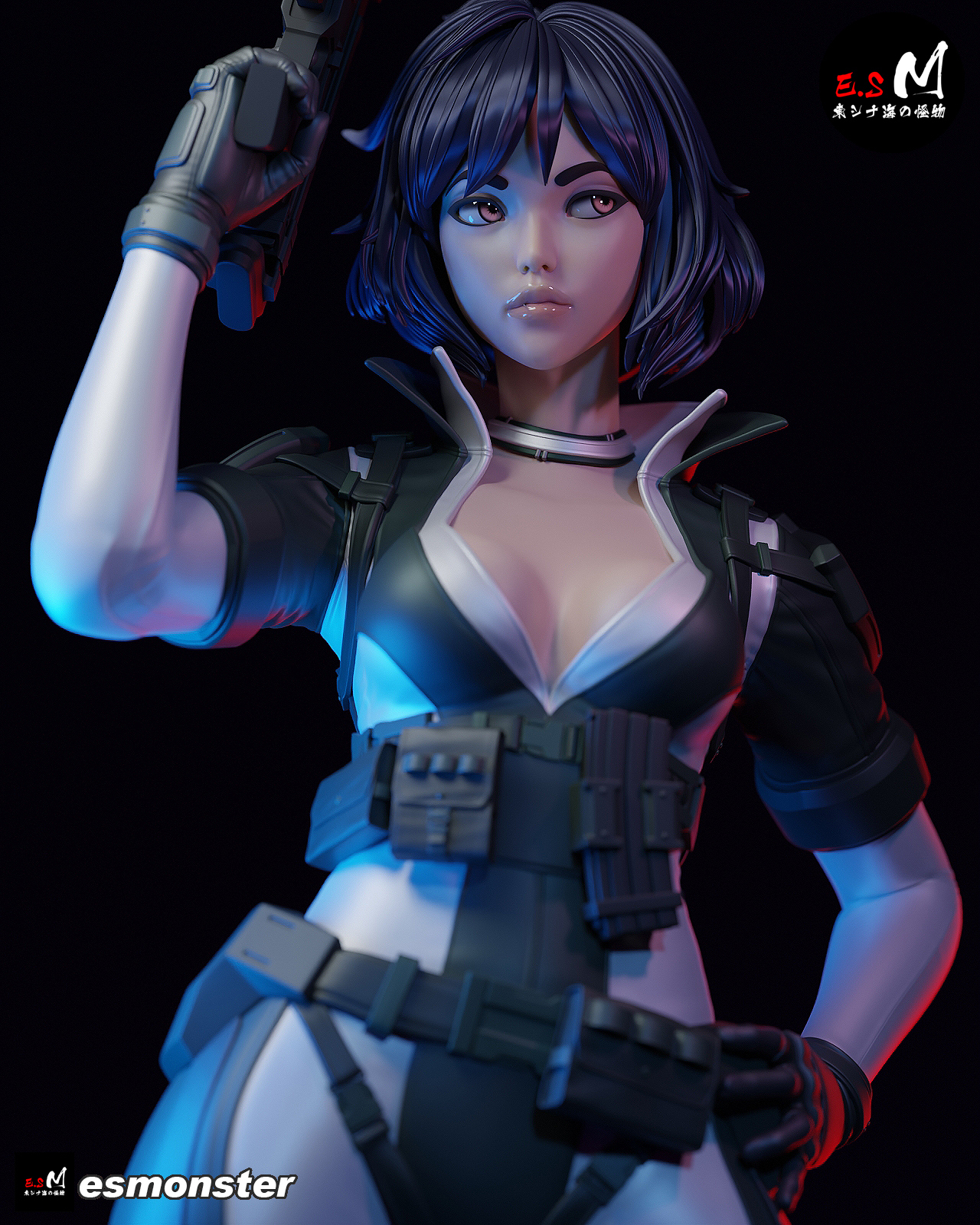 Major Motoko Kusanagi Ghost in the Shell 1/8 & 1/6 resin figure - 3D Figure Atelier