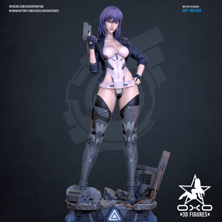 Major Motoko Kusanagi Ghost in the Shell 1/8 & 1/6 resin figure - 3D Figure Atelier