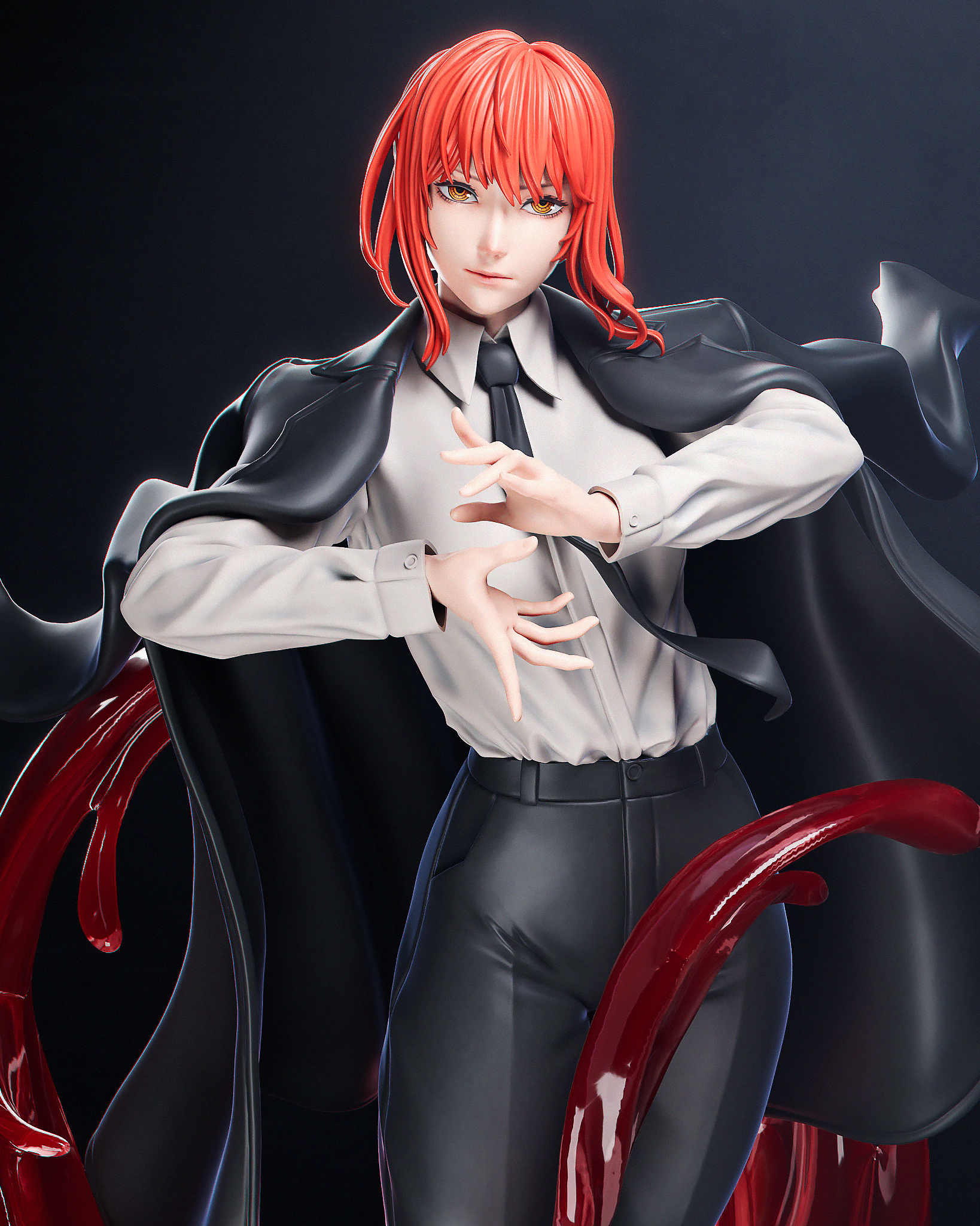 Makima Chainsaw Man 1/8 & 1/6 resin figure - 3D Figure Atelier