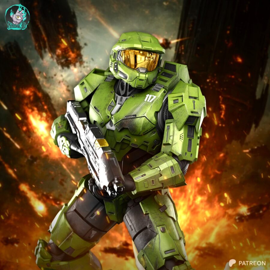 Master Chief Halo 1/8 & 1/6 resin figure - 3D Figure Atelier