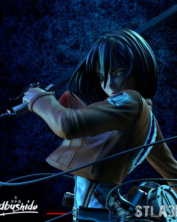 Mikasa Ackerman Attack on Titan 1/8 & 1/6 resin figure - 3D Figure Atelier
