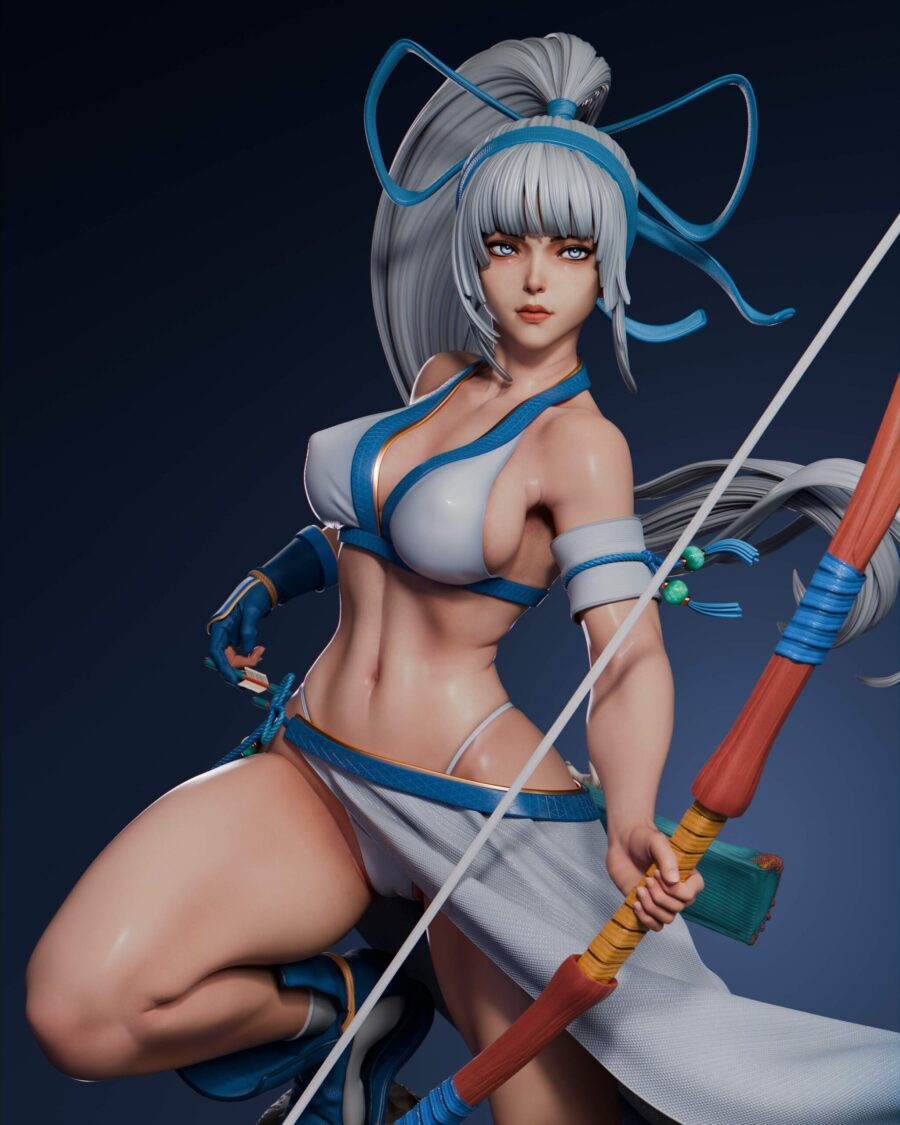 Mina Majikina Samurai Shodown 1/8 & 1/6 resin figure - 3D Figure Atelier