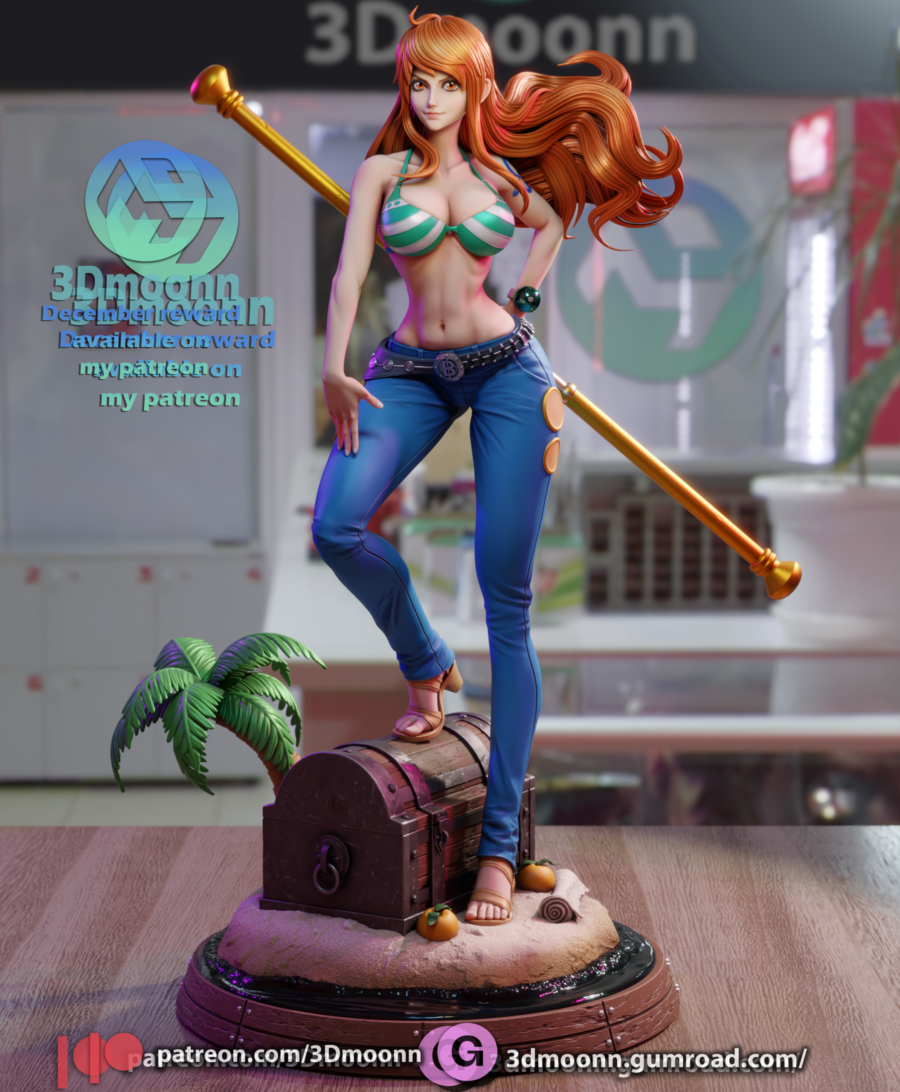 Nami One Piece 1/8 & 1/6 resin figure - 3D Figure Atelier