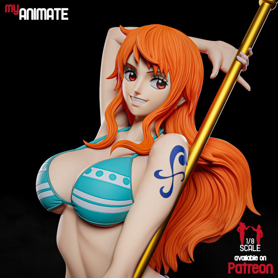 Nami One Piece 1/8 & 1/6 resin figure - 3D Figure Atelier