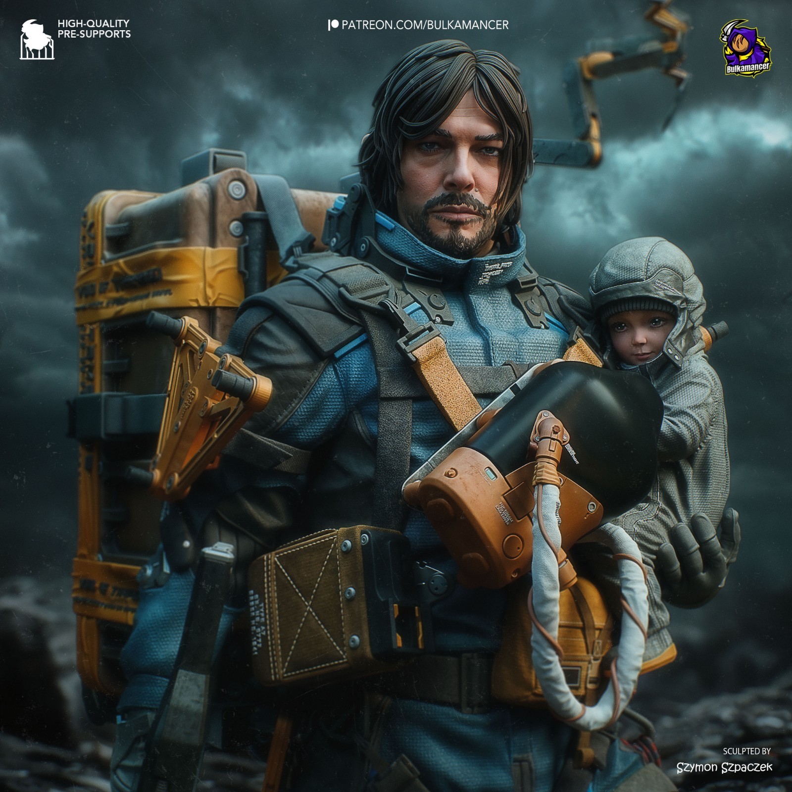 Sam Porter Bridges Death Stranding 1/8 & 1/6 resin figure - 3D Figure Atelier