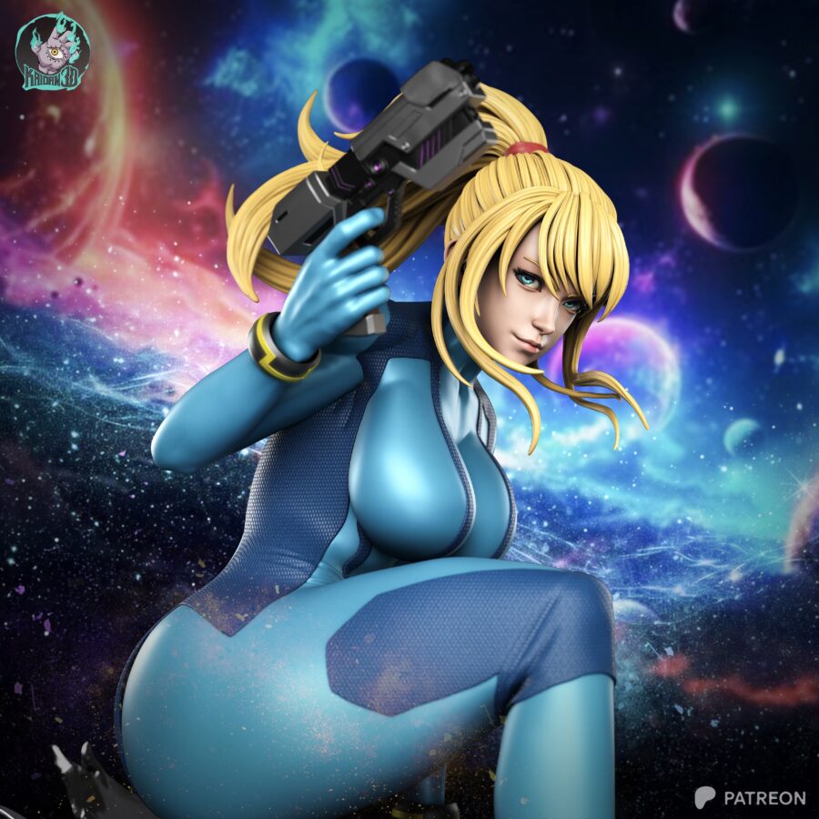 Samus Aran Metroid 1/8 & 1/6 resin figure - 3D Figure Atelier