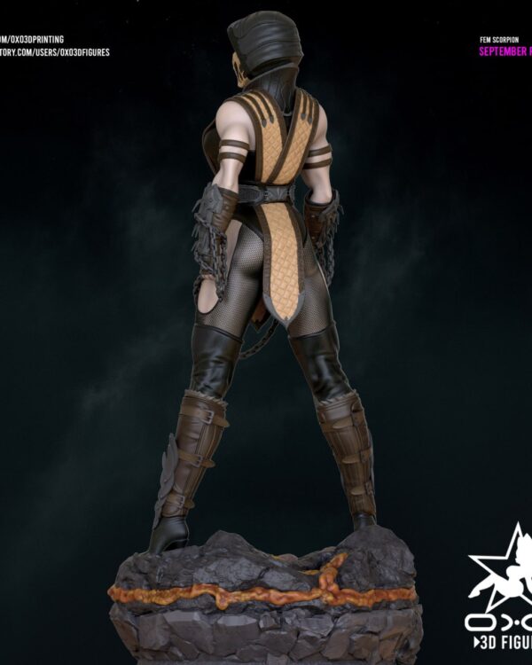 Scorpion Mortal Kombat 1/8 & 1/6 resin figure - 3D Figure Atelier