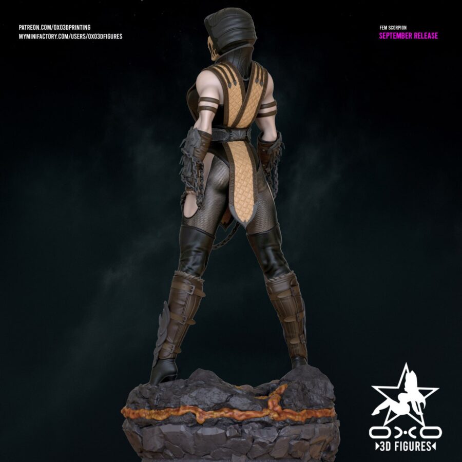 Scorpion Mortal Kombat 1/8 & 1/6 resin figure - 3D Figure Atelier