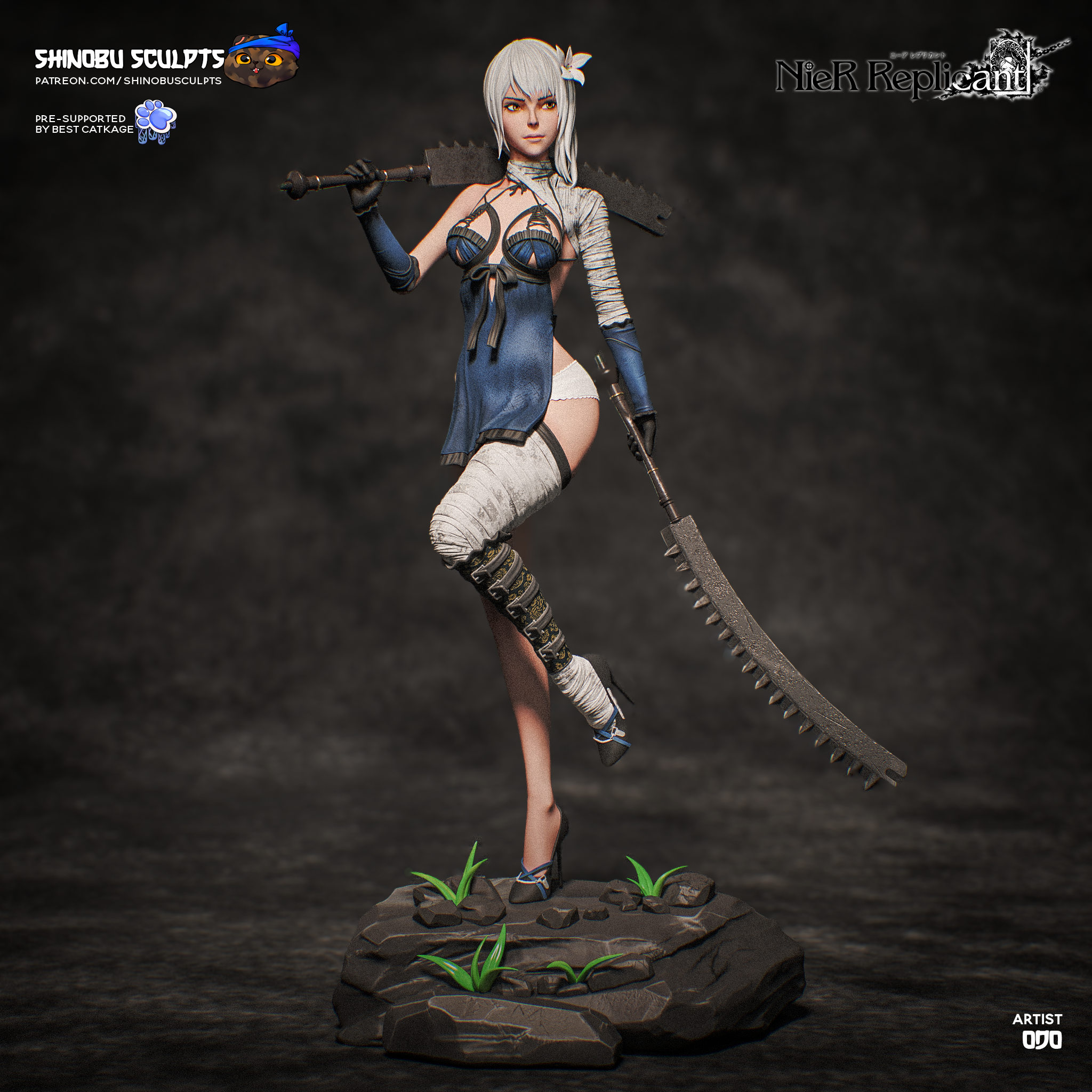 Shinobu Kocho Demon Slayer 1/8 & 1/6 resin figure - 3D Figure Atelier