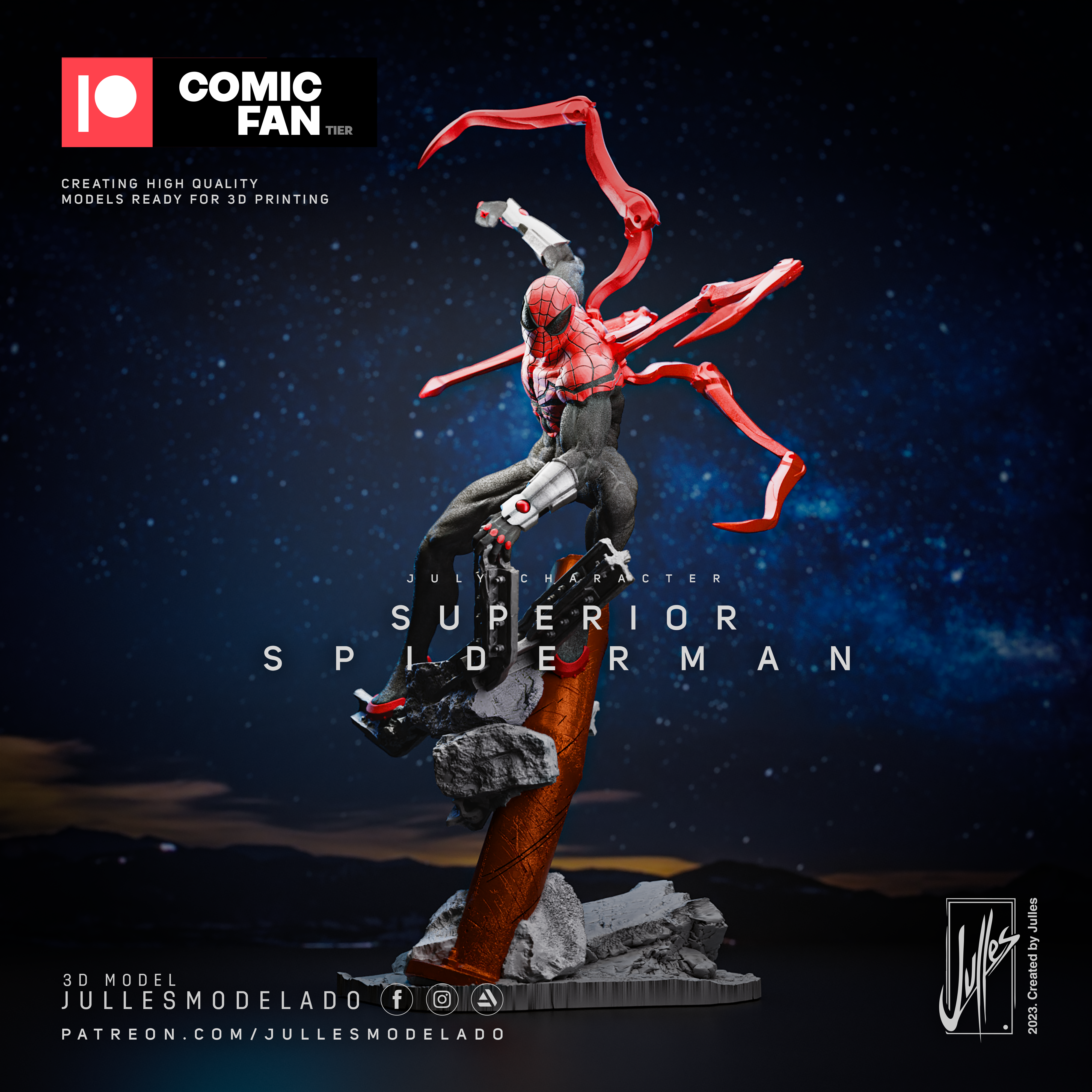 Spider-Man Marvel 1/8 & 1/6 resin figure - 3D Figure Atelier