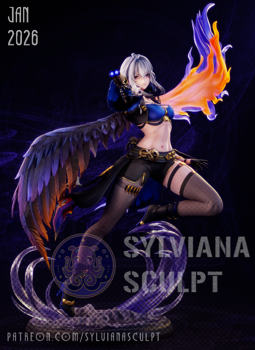 Sylviana Wuthering Waves 1/8 & 1/6 resin figure - 3D Figure Atelier
