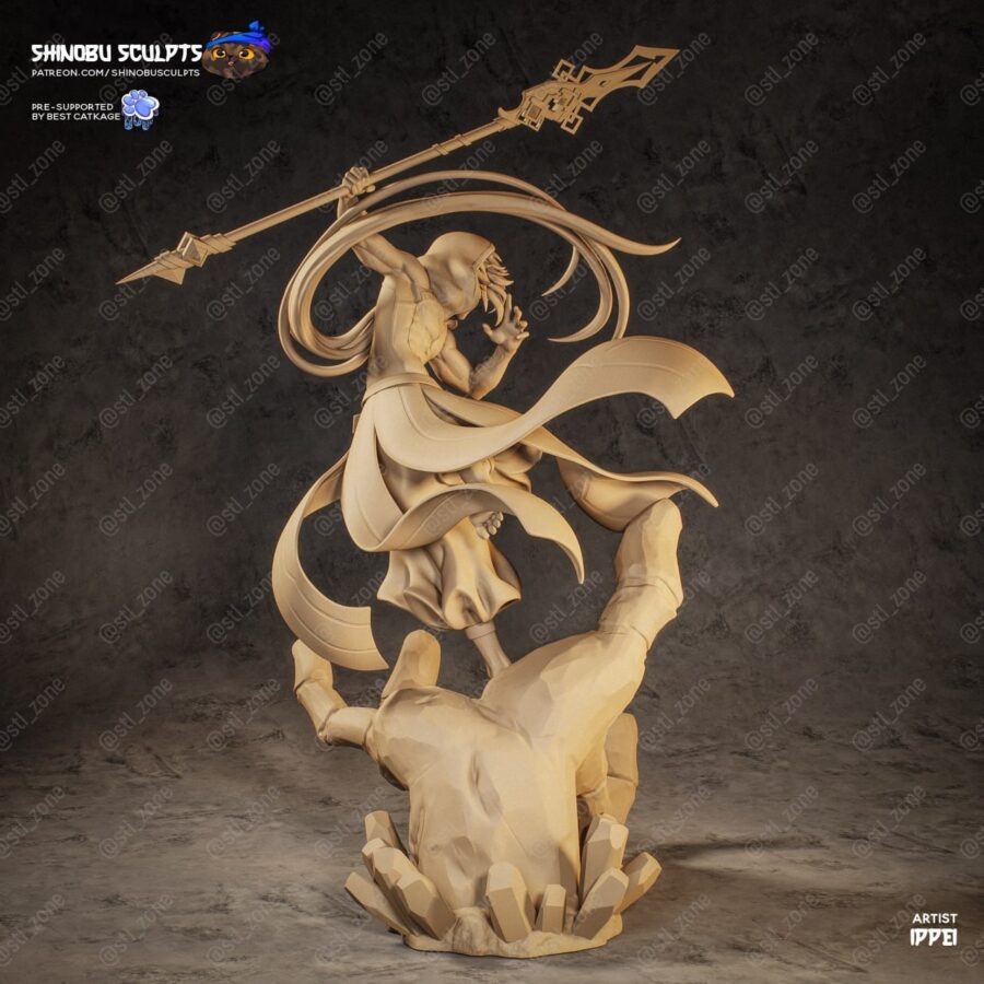 Zhongli Genshin Impact 1/8 & 1/6 resin figure - 3D Figure Atelier